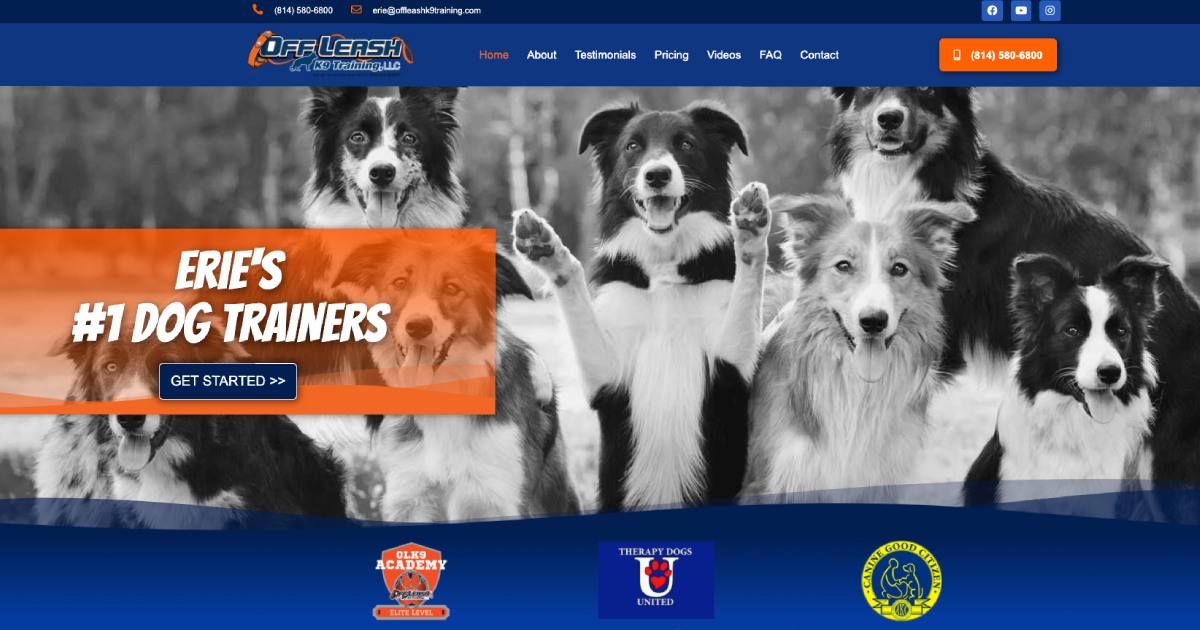 Plans & Pricing Off Leash K9 Training Erie